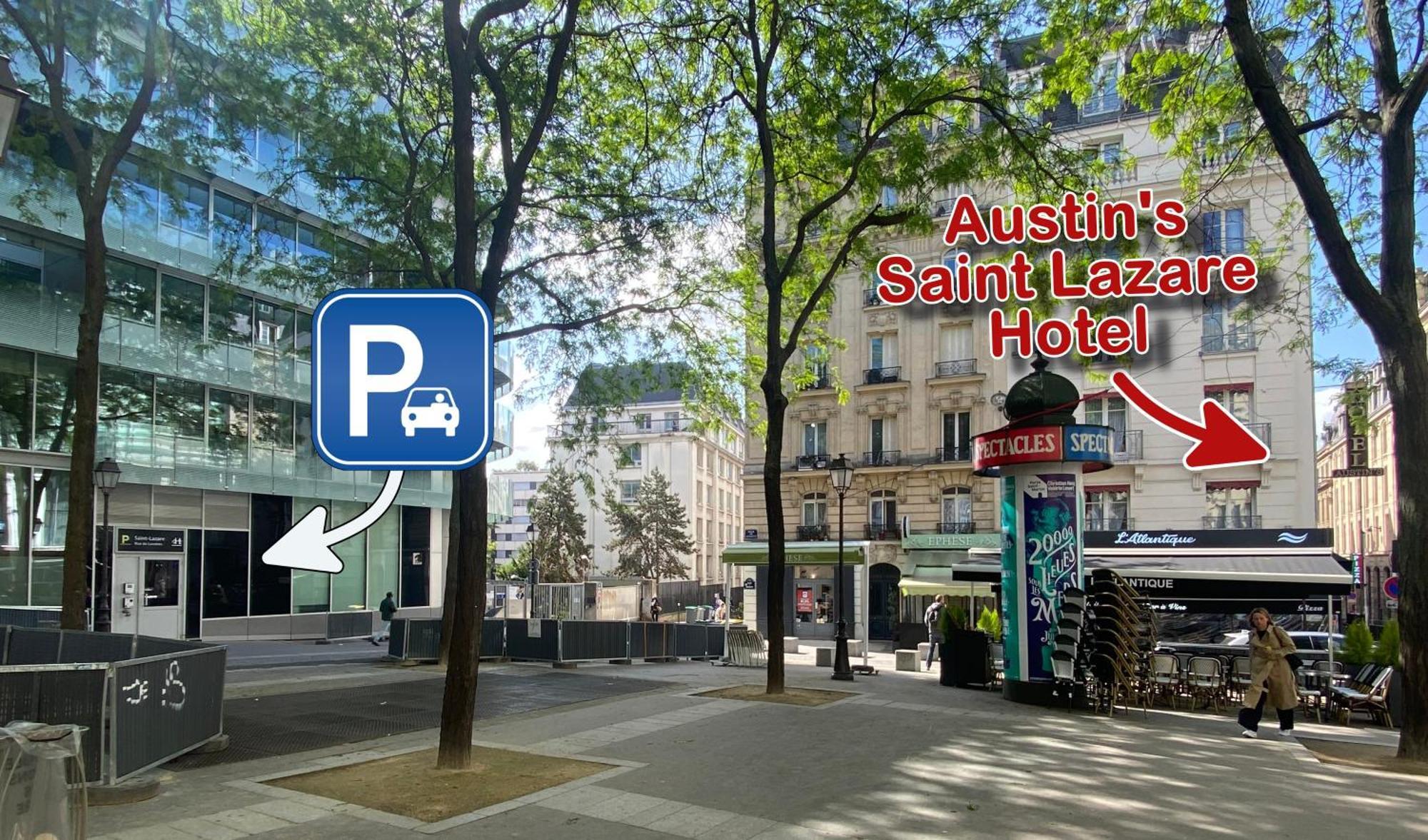 Austin'S Saint Lazare Hotel París Exterior foto
